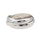 Bague Cartier Bague Trinity Or blanc 58 Facettes 3806939CN