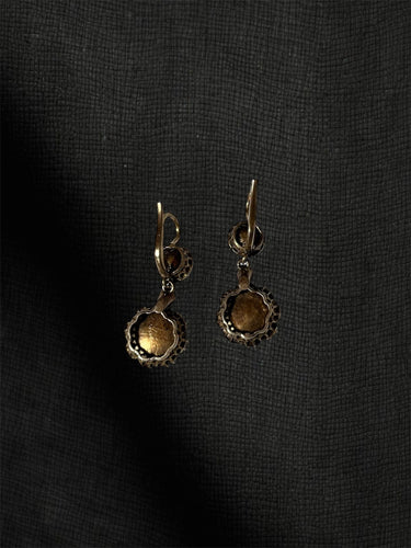 Boucles d'oreilles Boucles d'oreilles en or jaune « Touch of Light » serties de diamants 58 Facettes