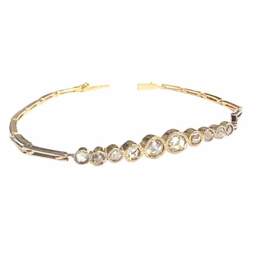 Bracelet Bracelet Art Déco perles diamants 58 Facettes Q843(875)