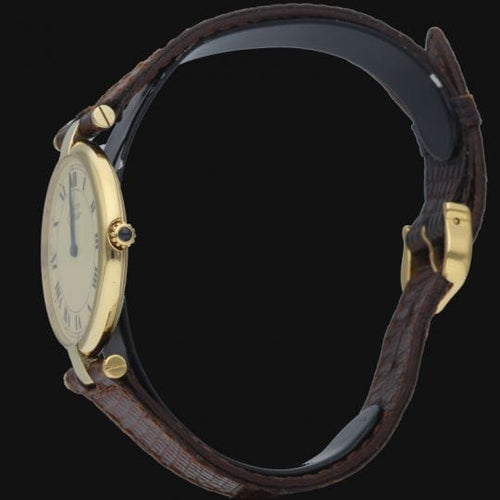 Montre Cartier Montre Must De Cartier Vermeil 58 Facettes MT41217