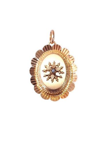 Pendentif Médaillon ouvrant 58 Facettes Med.1676.2