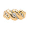 Bague 56 Bague Bandeau Or jaune Diamant 58 Facettes 2414556CN