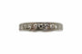 Bague 53 Alliance Platine Diamants 58 Facettes 00036001
