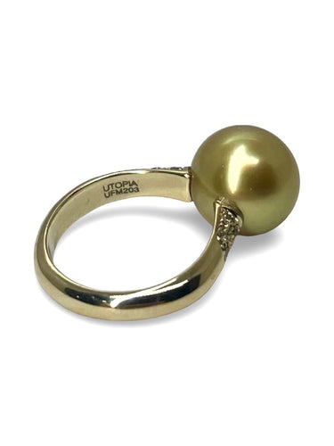 Bague 52 Bague Utopia perle et diamants 58 Facettes