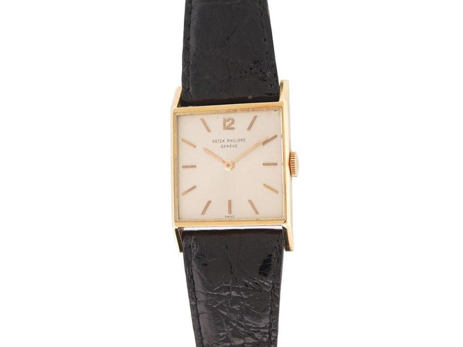 Montre vintage montre PATEK PHILIPPE carre or jaune mecanique 37 mm 58 Facettes 258852