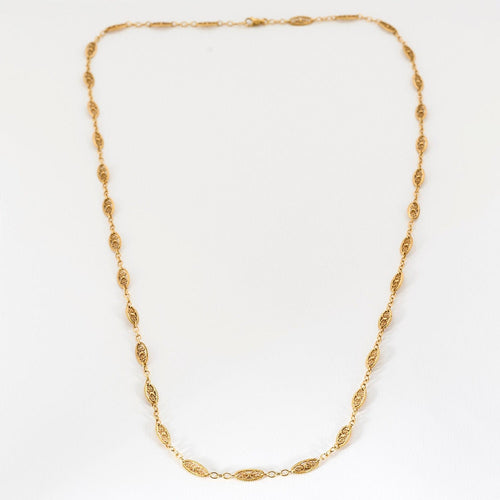 Collier Collier draperie or jaune 58 Facettes PER15085