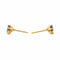 Boucles d'oreilles Boucles d'oreilles Or jaune Saphir 58 Facettes 3241054CN