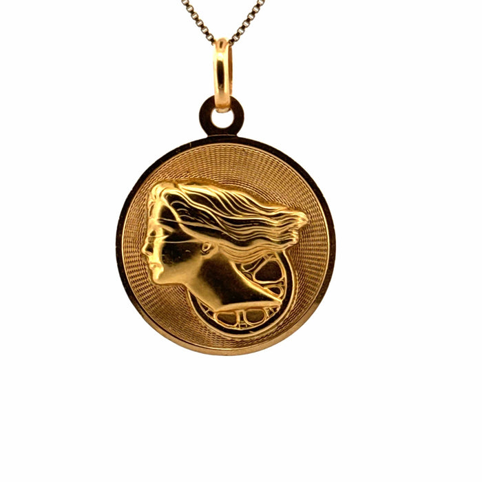 Pendentif Médaille Rare Balance Or Jaune 18k 58 Facettes 2-D4PE-GS37714-2