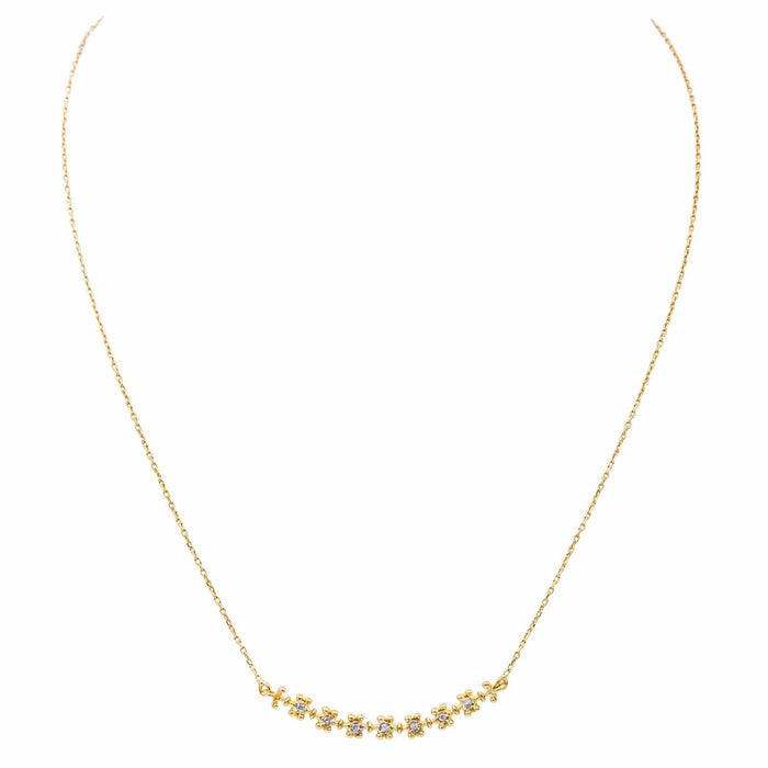 Yellow Gold Diamond Necklace