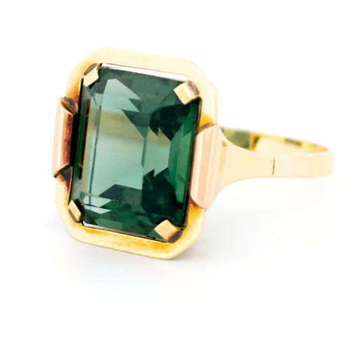 Bague 54 Bague solitaire en or jaune et spinelle 58 Facettes 4900B12D3FA24E9B81B19370D159EC87