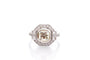 Bague 53.5 Bague diamant de 1,83cts M/VS2 58 Facettes 26854-26745