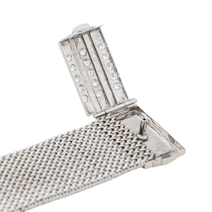 White Gold Diamond Cuff Bracelet