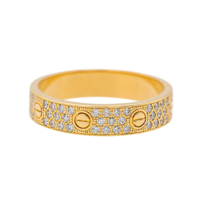 Bague 60 Cartier Bague Alliance Love Or jaune Diamant 58 Facettes 3796236RV