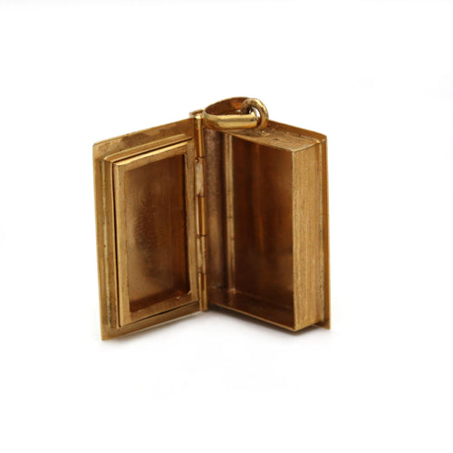 Pendentif Pendentif Livre - Or jaune 58 Facettes 250124R