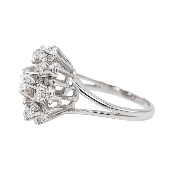 Ring Daisy White gold Diamond