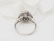 Bague 60 Bague vintage en or blanc, platine et diamants 58 Facettes 33098