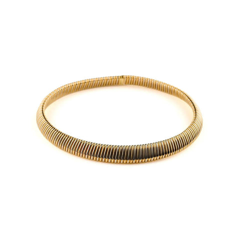 Collier Collier en or bicolore de Weingrill Tubogas 58 Facettes