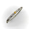Bracelet Edwardian Yellow Sapphire and Diamond Filigree Bracelet in Platinum 58 Facettes