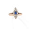 Bague 55 Bague marquise. Travail Russe, vers 1900 58 Facettes
