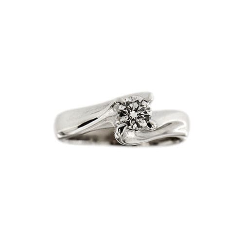 Bague 51 Bague solitaire avec diamant de 0,37 ct 58 Facettes 30220