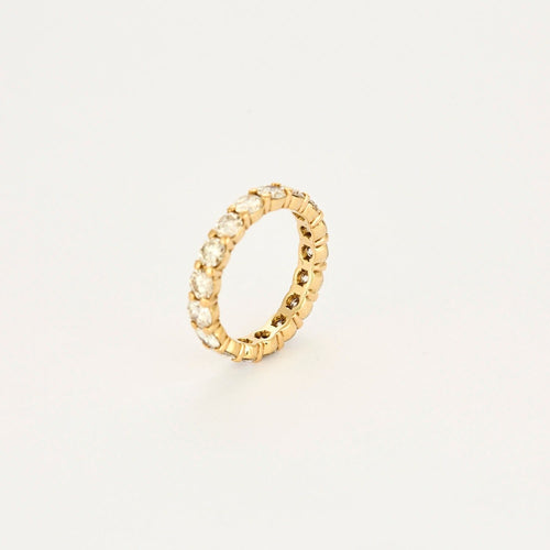 Snubní prsten americký žluté zlato a diamanty 