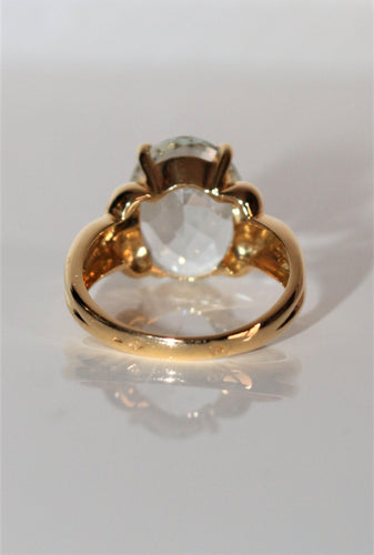 Bague 54 / Aigue-marine Bague aigue-marine 58 Facettes 515