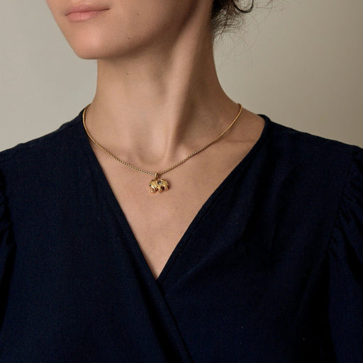 Collier CHOPARD Happy Diamonds collier en or jaune, saphir et diamant 58 Facettes B250560