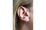 Boucles d'oreilles Paire de boucles d'oreilles en or jaune, tourmalines et diamants, milieu du XXe siècle 58 Facettes 10190-6