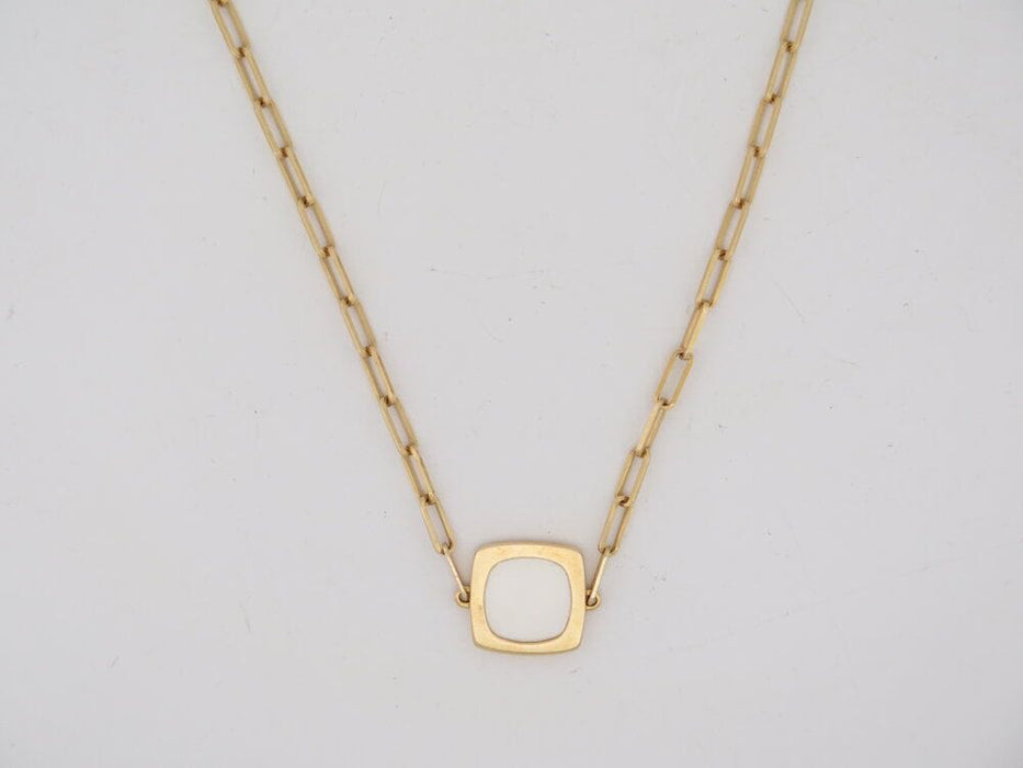 Collier collier DINH VAN impression nacre 40cm or jaune 58 Facettes 264913