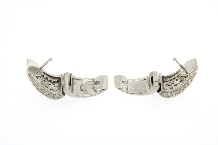 Boucles d'oreilles Boucles d'oreilles diamants blancs et bruns 58 Facettes 13036