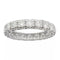 Bague 52 Alliance or blanc diamants 58 Facettes 33218