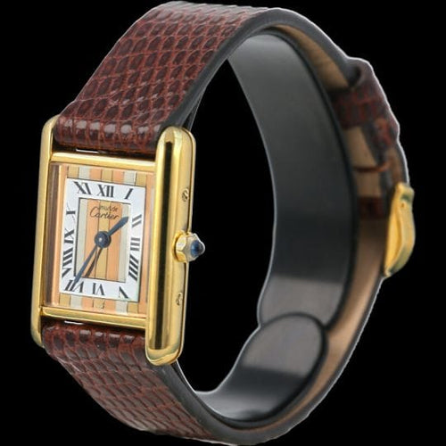 Montre Cartier Montre Tank Vermeil 58 Facettes MT43125
