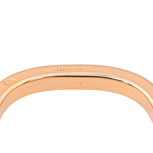Bague 46 Dinh Van Bague Alliance Carrée Or rose 58 Facettes 4061236CN