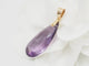 Pendentif Pendentif en or jaune et Améthyste briolette 58 Facettes 33208
