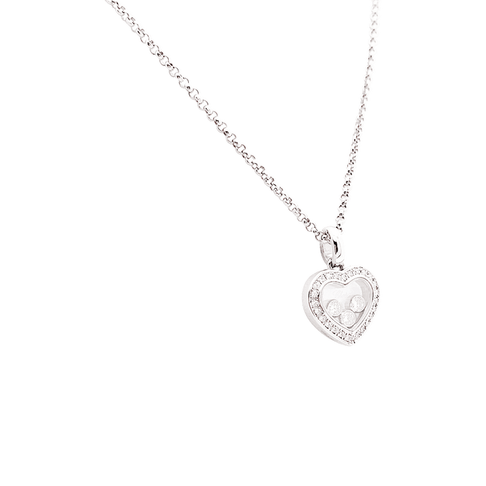 Collier Collier Chopard "Happy Diamonds Icons" or blanc, diamants. 58 Facettes 34236