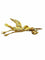Broche Broche vintage or jaune 18K diamants 58 Facettes