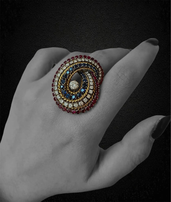 Bague Magnifique bague spirale Dolce Vita vintage 58 Facettes