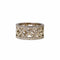 Bague 52 Bague bandeau en or blanc et diamants 58 Facettes
