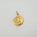 Pendentif religieux or jaune 18 carats 58 Facettes