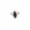 Bague 54 Marquise or blanc diamants saphir 58 Facettes 30610
