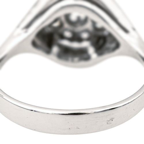 Bague 54 Bague Or blanc Diamant 58 Facettes 577951CN