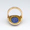 Bague 54 Bague en or jaune 18 carats et lapis-lazuli 58 Facettes 32615