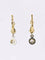 Boucles d'oreilles Dormeuses anciennes or jaune platine diamants Old Single Cut 58 Facettes 1019.1
