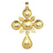 Pendentif Pendentif croix en diamant des années 1800 58 Facettes 24074-0179