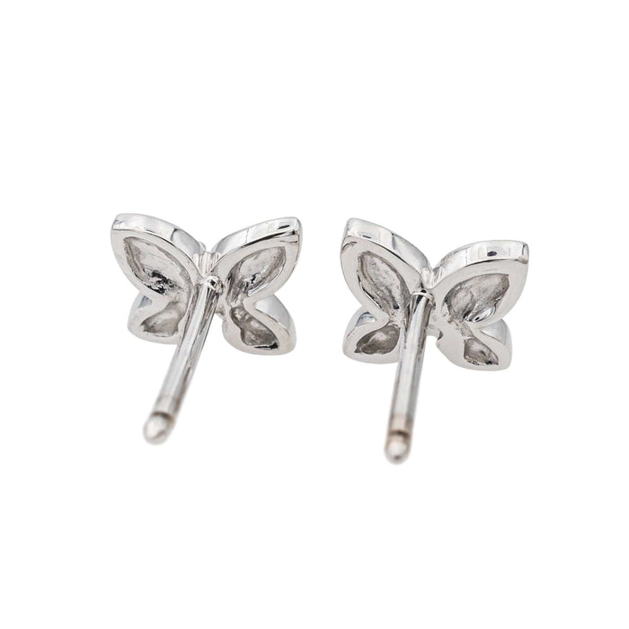 Boucles d'oreilles Boucles d'oreilles Puces Or blanc Diamant 58 Facettes 3641115CN