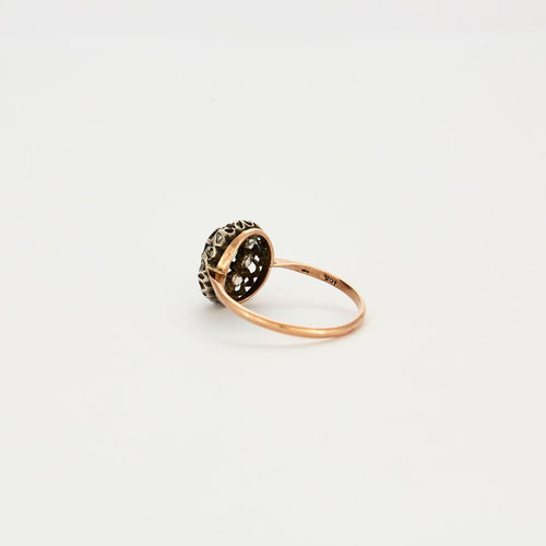 Bague 58 Bague marguerite saphir et diamants 58 Facettes