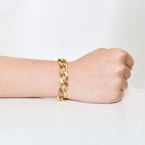 Bracelet Bracelet or jaune, maille gourmette 58 Facettes CHOL1029