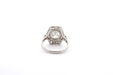 Bague 54 Bague Art Déco diamant de 1,86cts K/P1 en platine 58 Facettes 26075-25993