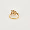 Bague 54 Bague or jaune et blanc, rubis et diamants 58 Facettes LAN12232