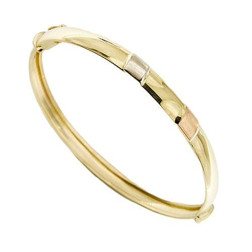 Bracelet Bracelet rigide trois ors 58 Facettes 39829